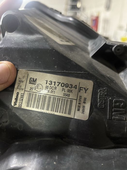 Фара opel vectra C AFL  правая