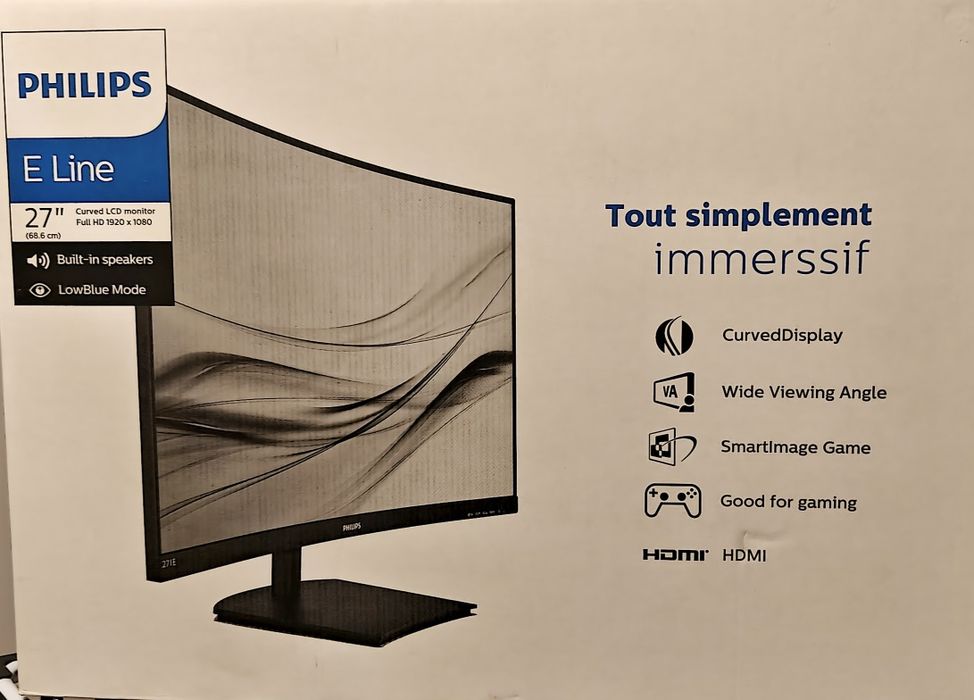 Prawie nowy monitor Philips 27" zakrzywiony