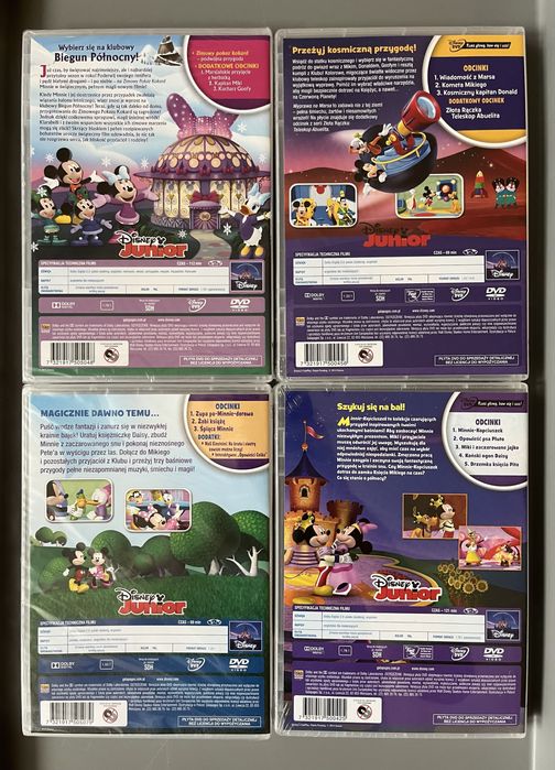 Klub przyjaciół Myszki Miki DVD - 4 płyty