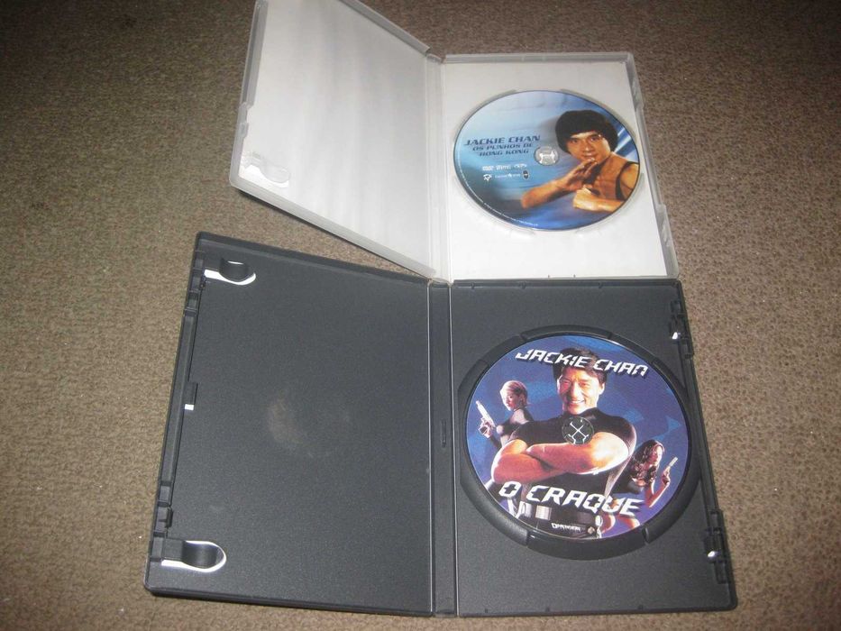 2 Filmes em DVD com Jackie Chan/Raros!
