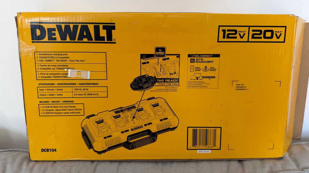 Акумулятори та зарядні пристрої DeWALT, Milwaukee, Makita