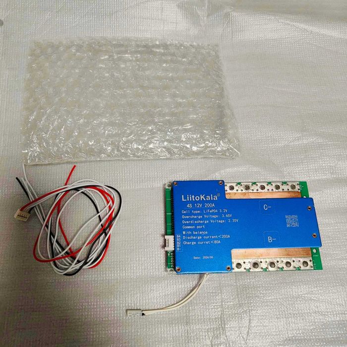 Плата захисту BMS LiFePO4 LiitoKala 4S 12V 200A