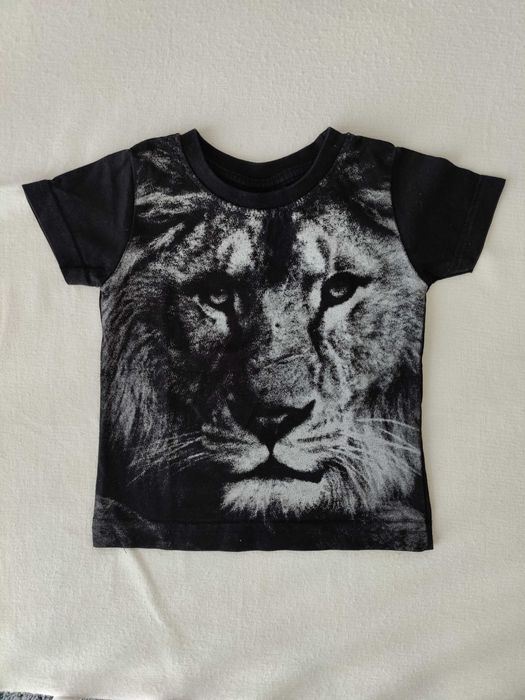 Koszulka z krótkim rękawem / t-shirt z nadrukiem lwa marki Next