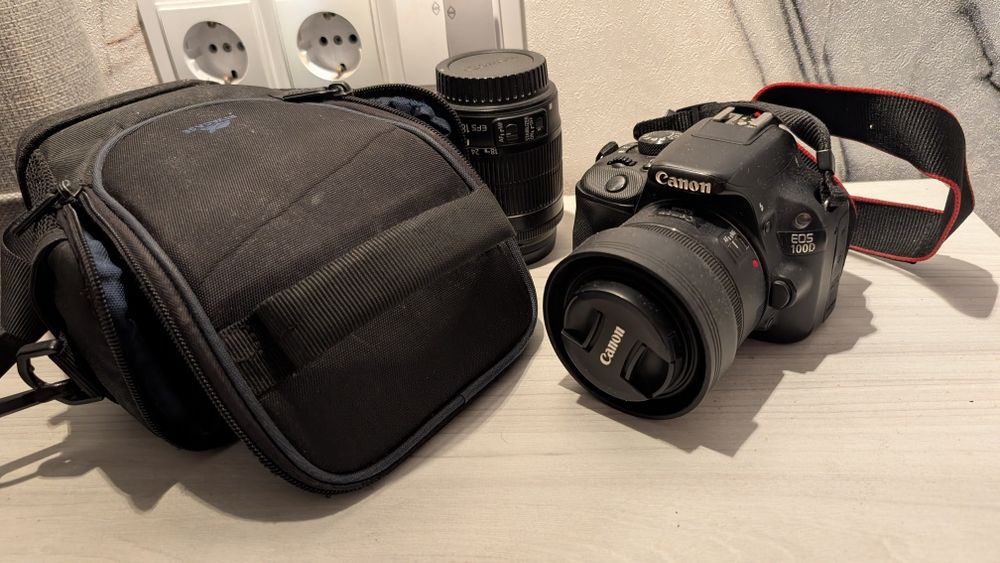 ИДЕАЛЬНО НОВИЧКУ EOS 100D 18-55 + 50mm 1.8 с поляризационным фильтр.