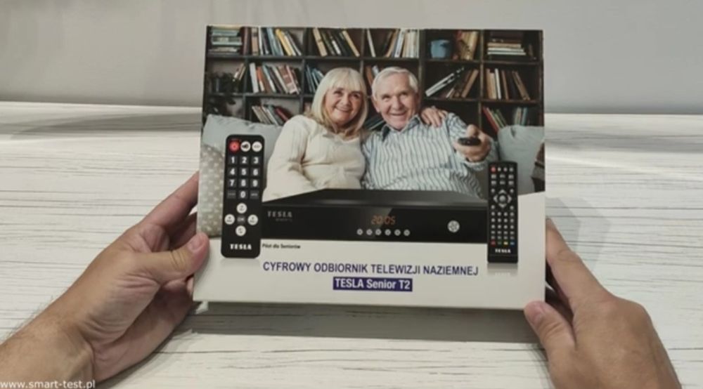 Tuner dvbt TESLA SENIOR T2 DVB-T2, H.265 (HEVC)