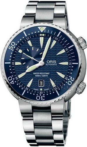 Oris divers small second date 1000 m 47 mm