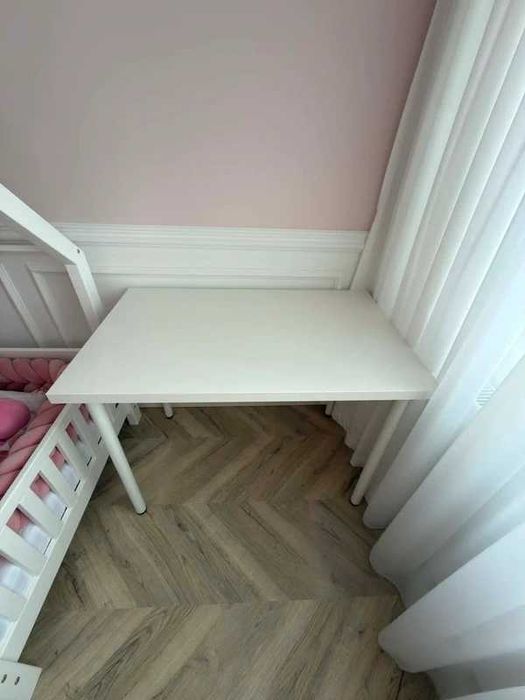 Biurko/stół Ikea Linnmon/Adils 100x65 cm biały bardzo dobry stan