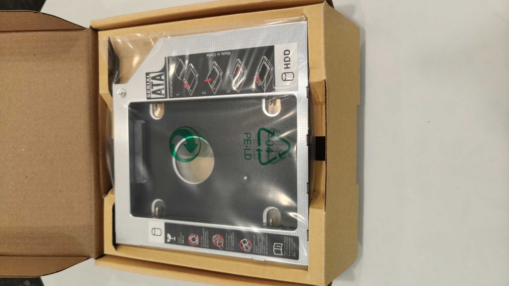 Estrutura instalação SATA III SSD/HDD adaptador CD/DVD/Blu-ray 9.5 mm