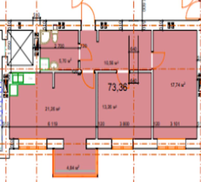 Продам 2 кімнатну квартиру з кухнею-студією поруч з Епіцентром