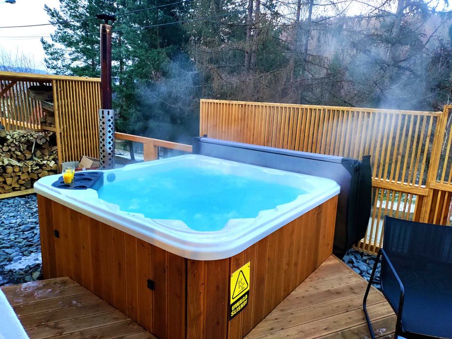 Domek w górach Sauna i Jacuzzi -  kominek, balia