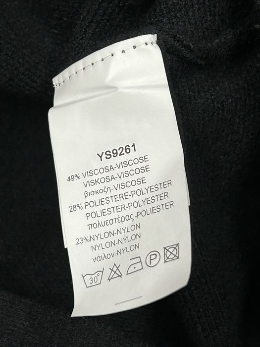 Брюки трикотажные, натуральные, вязанные, тёплые, чёрные, Италия,46-50