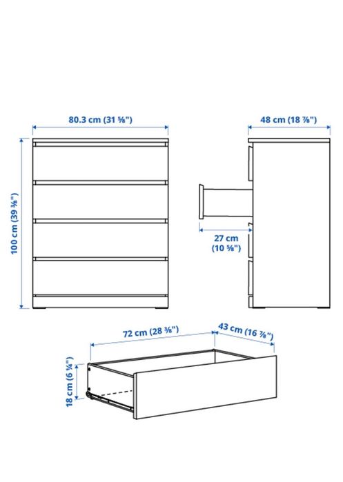Cómodas MALM - tenho 4 unidades para vender
