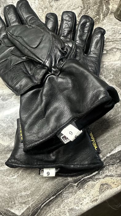 Шкіряні мотоперчатки Haveba з захистом Kevlar (Розмір 9 / L) – Стан ідеальний