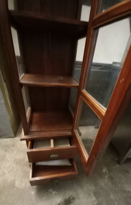 Vitrine madeira antiga