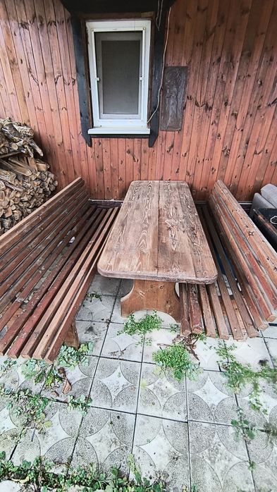 Набір садові лавки і стіл