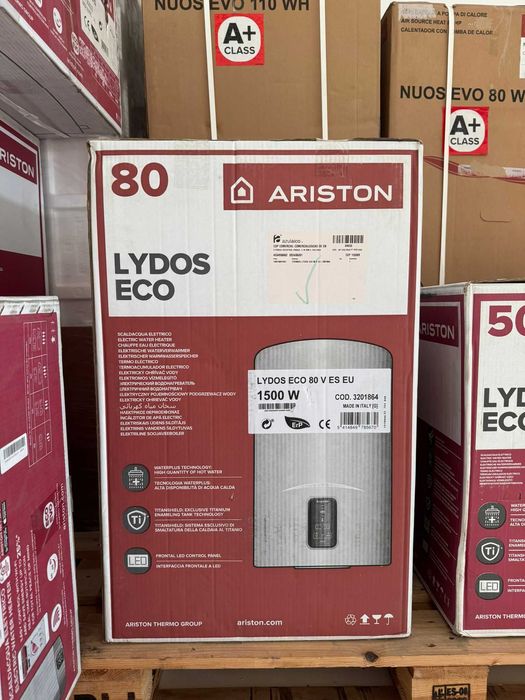 Termoacumulador ARISTON LYDOS ECO 100 V & 80 V & 50 V