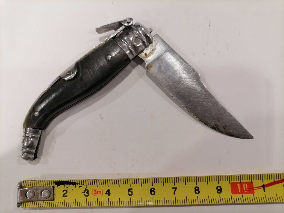 Canivete Coleção "Albacete" Marcado na Lâmina - Cabo Corno/Madeira ?