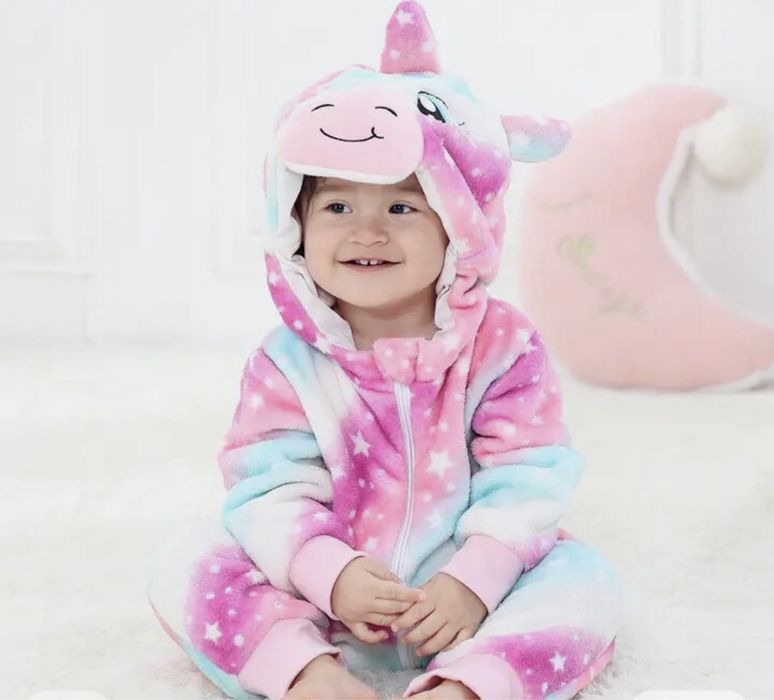 Unicórnio Carnaval 6-12 meses (80) NOVO