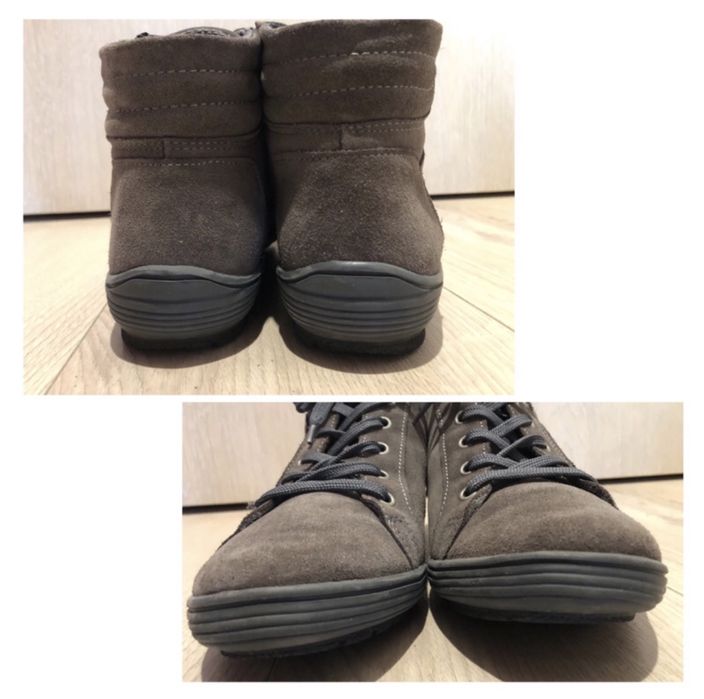 Botki Arcopédico  z naturalnego zamszu damskie, rozmiar 40,5/ 41