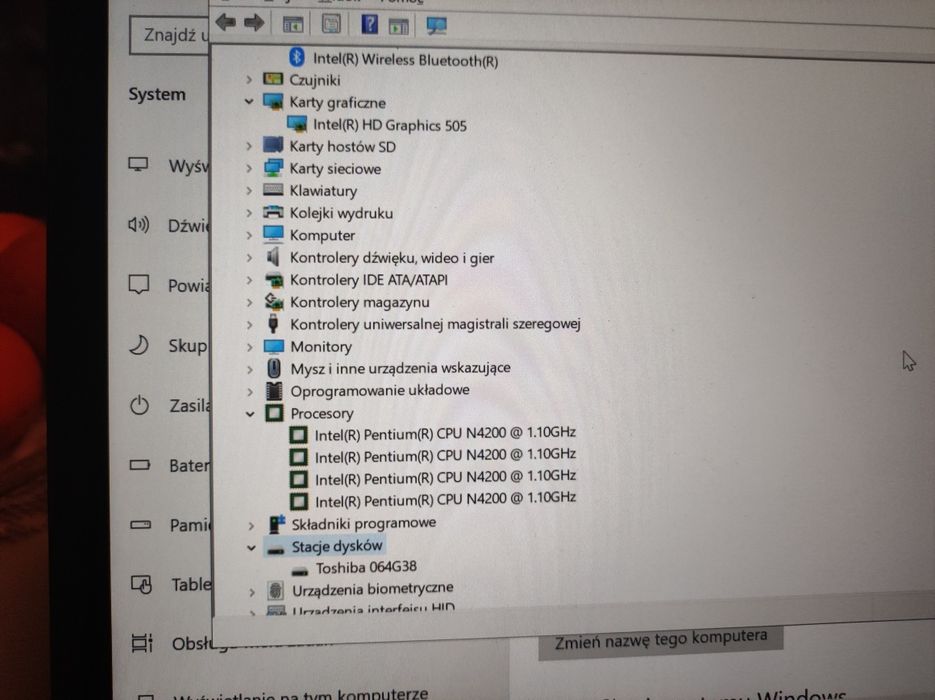 Laptop dotykowy Medion Akoya 13,6 cala