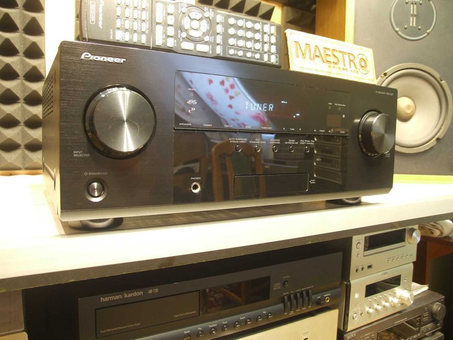 Ресівер Pioneer VSX-527. 5х130. 6-16 Ом. HDMI ARC. Пульт.USB Наложеним