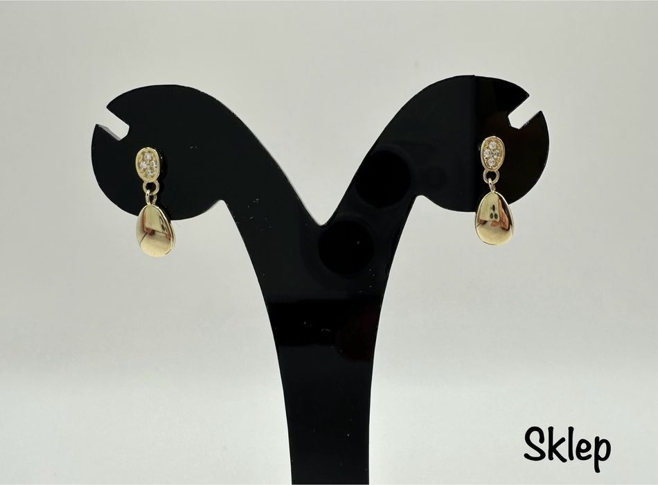 Złote Kolczyki Wiszace delikatne Pr.585 NOWE !!!