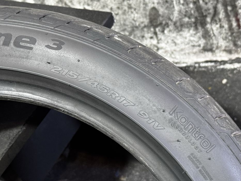 215/45 R17 Hankook Ventus Prime 3 | літо | 2шт | 91V XL | Корея |