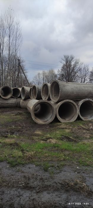Труби бетонная, залізобетонні,железобетонные