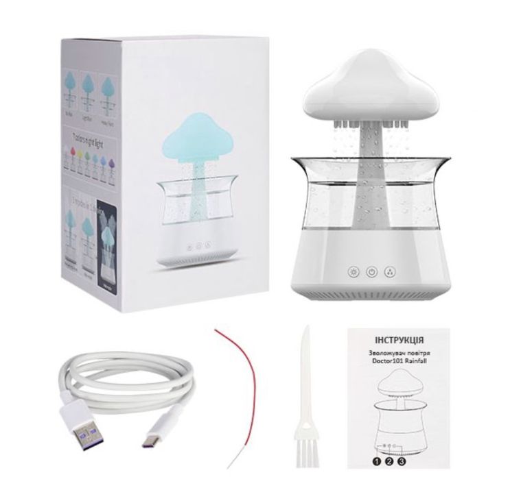 Нічник Гриб, зволожувач повітря