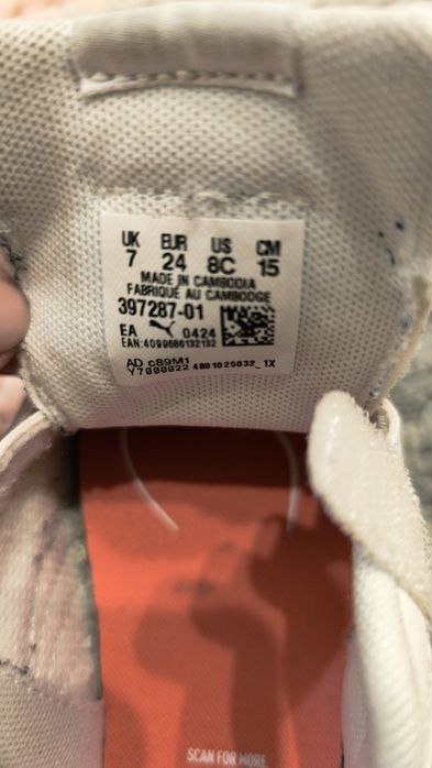 Sapatilhas arco-íris Puma - tamanho 24