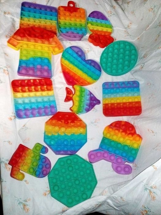 Поп Ит Антистресс Pop It игрушка 13 шт. 1 лотом.