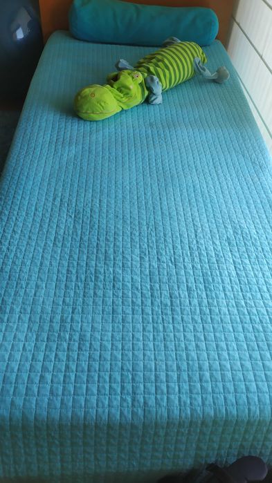 Conjunto cobertas Azuis