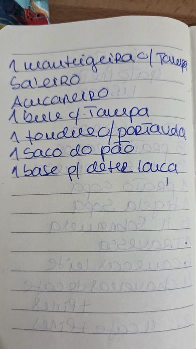 conjunto de louça - gato preto