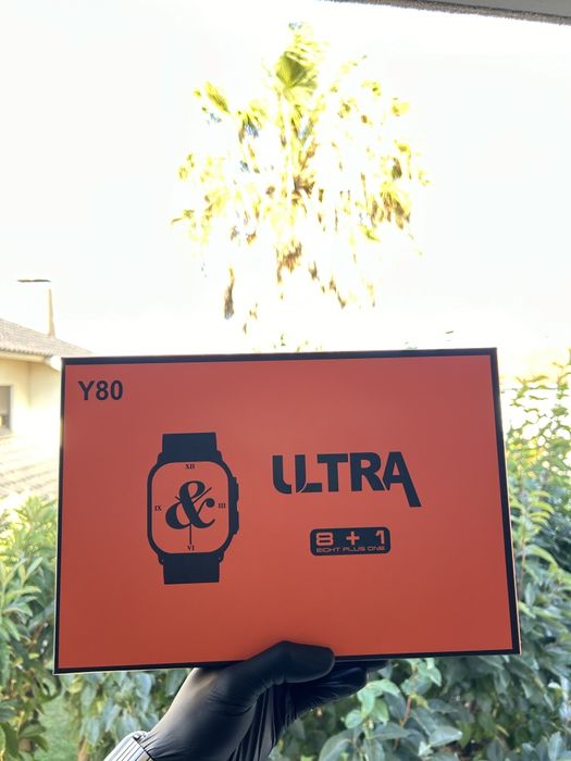 Ultra Smart Watch Y80 +8 Pulseiras Premium