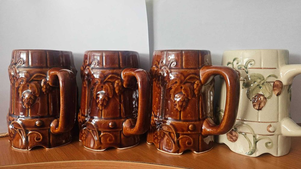 Kufle ceramiczne 4szt.