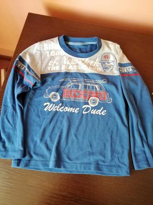 3 pak bluzek 104-110cm