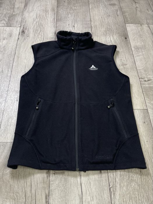Vaude wind proof жилетка XL размер флисовая черная