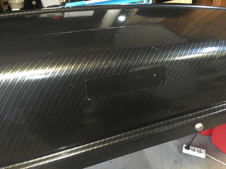 Bagażnik box dachowy kamei carbon design
