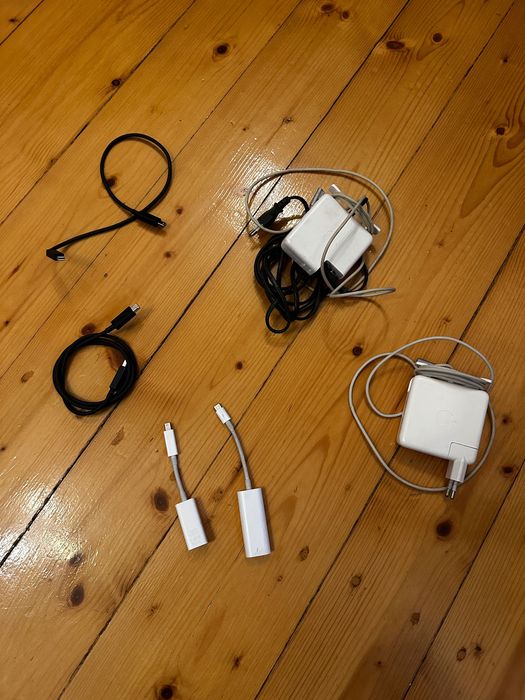 Apple MacBook Thunderbolt MagSafe akcesoria kable zasilacz