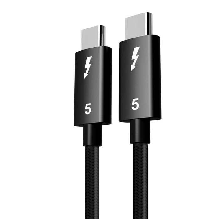 Кабель 2 метри Thunderbolt 5  80 Gbps PD240W 16Kx60hz USB4 Type-C E-Marker