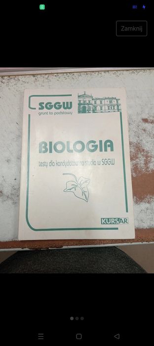 Testy z biologii