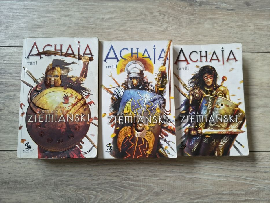 Trylogia Achaja Andrzej Ziemiański 3 tomy