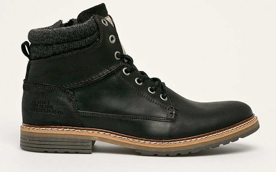 Кожаные ботинки Bullboxer 44 Black