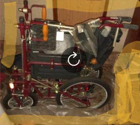 Инвалидная коляска  рычажная