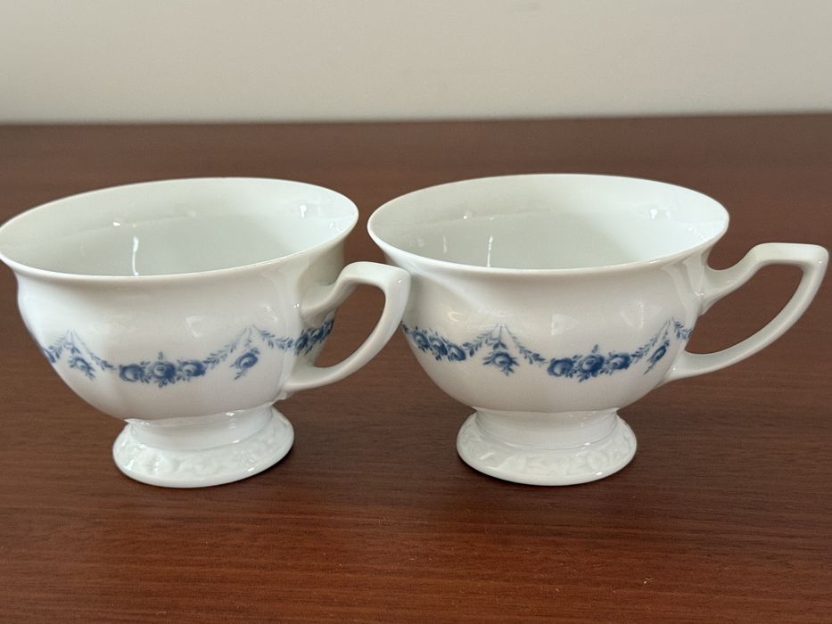 Filiżanki Rosenthal Biala Maria Blau