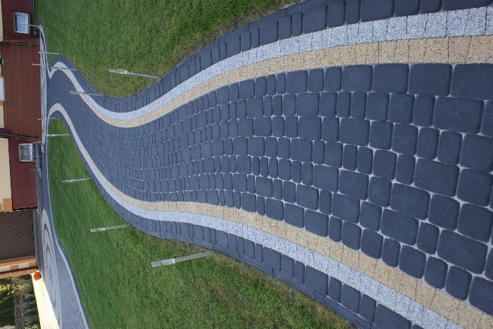 Kostka DEKORACYJNA brukowa chodnikowa N1 4cm