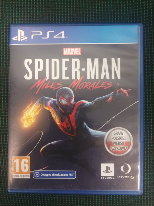 Gra spiderman miles morales spider-man ps4 pl ps5