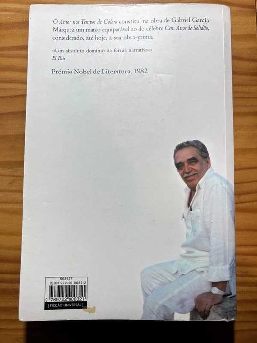 Livro Amor nos tempos de cólera