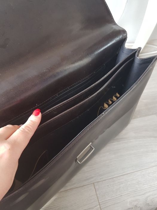 Teczka aktówka Batycki ciemny brąz