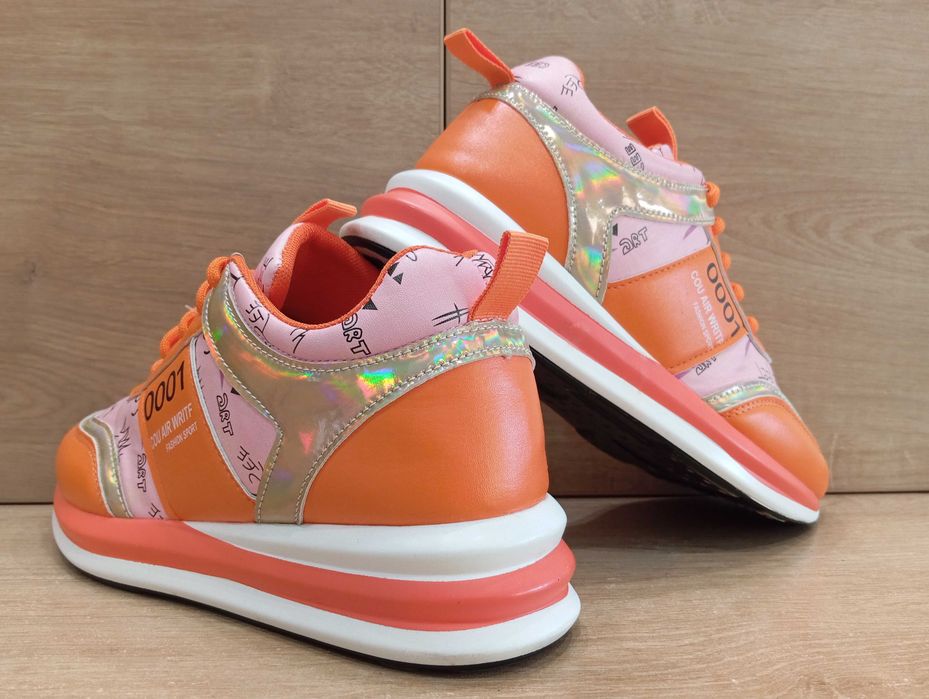 Sneakersy Damskie COU AIR WRITE FASHION SPORT"  "0001". Rozm 37 / 23cm